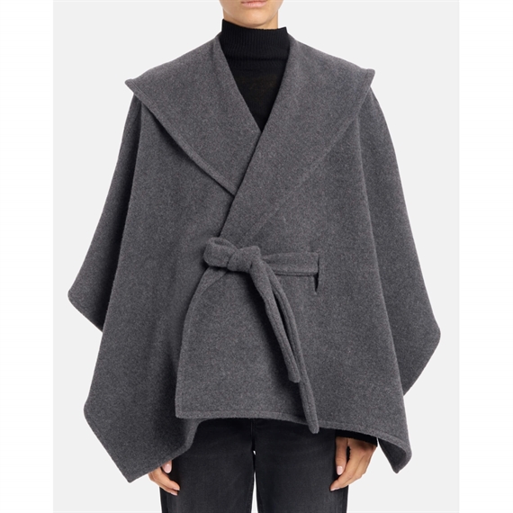 Dondup Cappa Uldkappe, Dark Grey 